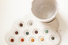 Load image into Gallery viewer, miss painterly simple nesting cloud palette: handmade ceramic painting palette