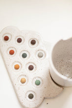 Load image into Gallery viewer, miss painterly simple nesting cloud palette: handmade ceramic painting palette