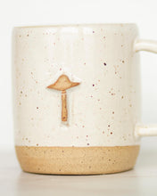 Load image into Gallery viewer, miss bee *handmade ceramic mushroom mug*