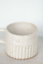 Load image into Gallery viewer, miss charlotte: handmade fluted ceramic mug
