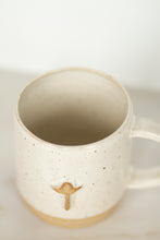 Load image into Gallery viewer, miss bee *handmade ceramic mushroom mug*
