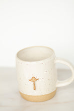 Load image into Gallery viewer, miss bee *handmade ceramic mushroom mug*
